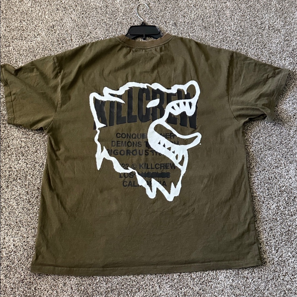 NWOT Kill Crew Relaxed Fit Lux T-Shirt Green ( Size XXL )